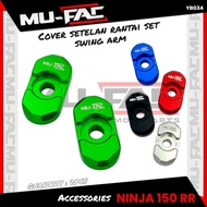 MUFAC Swing Arm Chain Set Cover NINJA 150 RR Full Aluminum CNC Accessories