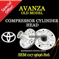 TOYOTA AVANZA OLD MODEL OEM NEW COMPRESSOR CYLINDER HEAD (CAR AIRCOND SYSTEM)