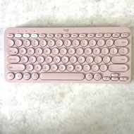 Logitech k380 Keyboard 無線粉紅色鍵盤