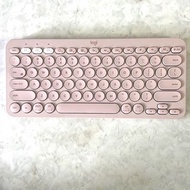 Logitech k380 Keyboard 無線粉紅色鍵盤