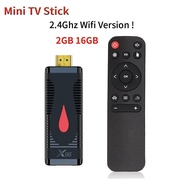 X96 S400 Mini Fire TV Stick 10 TV BOX Allwinner H313 4K 2.4G WIFI 2G16G TV Dongle Receiver 1G8G Set 