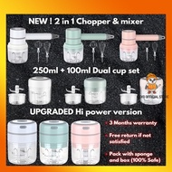 OXXO Wireless Garlic Chopper Viral Masher Crusher Mini Blender Meat Onion Garlic Chilli Pengisar Pen