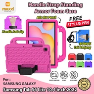 Samsung Tab S6 Lite 10.4 2022 P613 Strap Casing Tablet Cover Skin Handle Case Kid Tablet Cover Kids