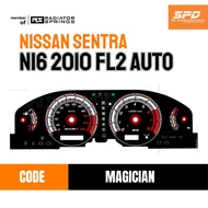 [ PREORDER ] Custom Faceplate Overlay Panel Instrument Cluster Meter Speedometer Nissan Sentra N16 Automatic FL2