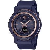 CASIO Womens Baby-G BGA-2900-2AJF [BABY-G BGA-2900 SERIES Womens Rubber Band] Round Watch Black Toug