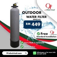 9" Outdoor Water Filter With Installation 0942