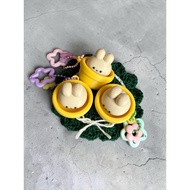 GANTUNGAN Bunny Potty Clicker Keychain | Cute rabbit clicker keychain