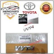 TOYOTA VTT-I DOOR EMBLEM 75428-0K011