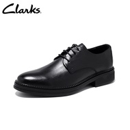 Clarks_Mens Un Hugh Lace Black Leather Shoes