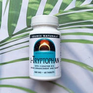 แอล ทริปโตเฟน L-Tryptophan 500 mg 60 Tablets (Source Naturals®)