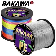BAKAWA X4 300M PE Braided Line 4 Stands Dyneema Braided Lines Multifilament PE Braided Line Braided 