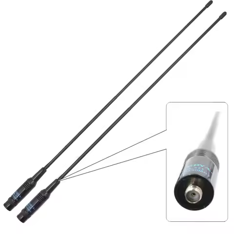 2PCS NAGOYA NA-771 SMA Female SMA-F Dual Wide Band Flexible Antenna VHF/UHF 144/430MHz Two Way Radio