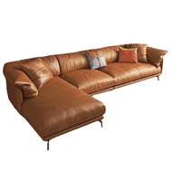 Lafloria Home Decor Italian Napa Leather Sofa_ 2 Seater