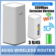 4G LTE WiFi Router 4G/5G CPE Router with SIM Card Slot 300Mbps WiFi Wireless Modem Home Office WiFi 