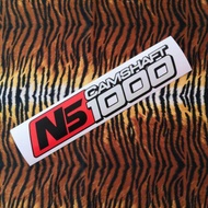 สติ๊กเกอร์ แต่งรถ สะท้อนแสง NS1000 เป็นงาน ไดคัท ตัดประกอบ ขนาด 30ซม. ผลิตจากสติ๊กเกอร์ 3M แท้ ทนแดด