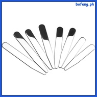 8pcs Metal Collar Stays in a Clear Plastic Box with 4 Sizes (55.9mm+63.5mm+69.9mm+76.2mm/2.2 - 3 Inc