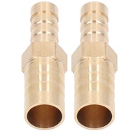 [Fast Ship] 2 Pcs Barbed Fitting Splicer Brass Hose Barb Reducer Hex Reducing Connector 12mm(1/2in) 