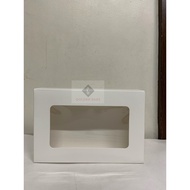 8.5 x 12.5 x 3 Preformed Pastry Box with greaseproof coating