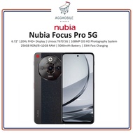 [MY] Nubia Focus Pro 5G (256GB ROM/8GB+12GB RAM | 108MP OIS | 33W Fast Charge) 1 Year Warranty