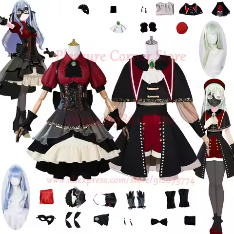 IN STOCK Anime BanG Dream! Wakaba Mutsumi Cosplay Costume It's MyGO!!!!! Ave Mujica Oblivionis Cospl