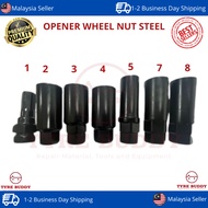 OPENER WHEEL NUT STEEL SPECIAL SIZE : Nut Allenkey, 7 Spline, 32mm Nut, Rays Long Nut, Spike @ Bulle