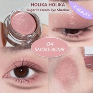 Sugarlit Cream Eye Shadow 04 SMOKE BOMB, Creamy Eyeshadow Glides On, Shimmering Pearl, Creamy Mousse