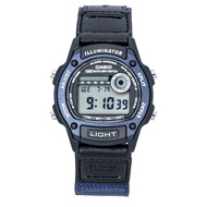 Casio Standard Digital Leather And Cloth Strap Quartz W-220HF-2AV Unisex Watch