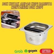 Coffee Container Box Knockbox Container Barista Coffee Grounds Box