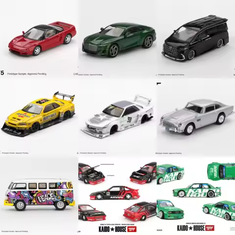 MINI GT 1:64 NSX Senna Alphard 40 KUHL T1 Microbus Mizu LB-ER34 R32 TAS 2025 Kaido AE86 M3 DB5 Casin