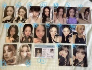 (G)I-DLE &soojin小卡  曹薇娟金米妮田小娟宋雨琦葉舒華徐穗珍 I-DLE&soojin photocards