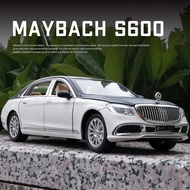 {WWVYL} 1:24 Scale Maybach S600 Alloy Car Model Diecast Car Sound Light Car Lovers Collection Kids B