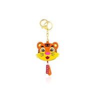 FC1 SK Jewellery Brilliant Tiger Keychain 999 Gold Coin