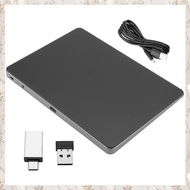 (MDQS) Bluetooth Touchpad Multi-Function Gestures Trackpad Rechargeable Wireless Touchpad for Laptop