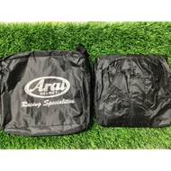 BAJU DAN SELUAR HUJAN + BAG JENAMA ARAI HELMET