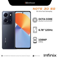 Infinix Note 30 5G 8GB+256GB Mediatek Dimensity 6080 Gaming chipset