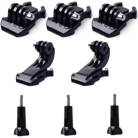 J-Hook Buckle Tripod Mount Adapter For Go Pro Hero 13 12 11 10 9 8 7 6 Action Sport Camera Insta 360