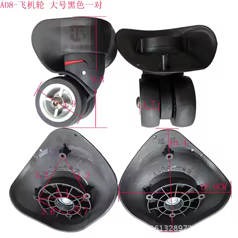 A08 M L A-08 double Wheels Repair Trolley Suitcase Accessories Replacement Travel Luggage wheels Rub