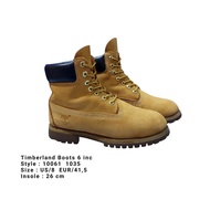 Timberland Boots 6inc 10061 1035 Classic Boots Mens Nubuck Size 41.5
