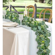 Artificial Ivy Greenery Eucalyptus Garland Fake Vines Fake Ivy Leaves Table Decor Green Hanging Vine