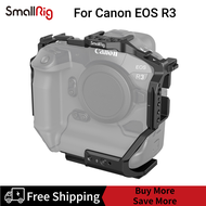 SmallRig กรงสำหรับ Canon R3ในตัวแผ่นสำหรับ Arca-Swiss สำหรับสวิทช์อย่างรวดเร็วในหมู่มือถือขาตั้งกล้อ