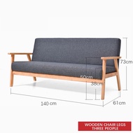 kayu padat Sofa Kursi ruang tamu Sofa santai Sofa Ruang Tamu Minimalis