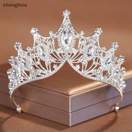 [SFI] Exquisite Dazzling Baroque Wedding  Crystal Bridal Crowns Tiaras Hair Jewelry Accessories Wome