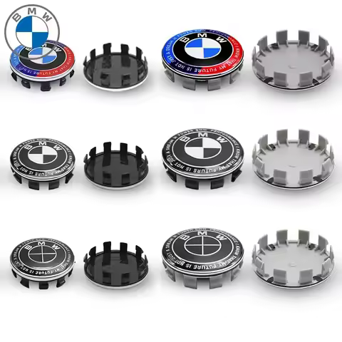 4Pcs 68/56mm Car Wheel Center Hub Cap Caps Emblem Logo For BMW X1 X3 X5 E90 E46 E60 F10 F30 F20 G20 