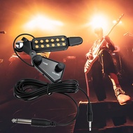 [mojotorw7] Guitar Pickup Preamplifier Accessories Electric Transducer Clip Amplify for Metal String