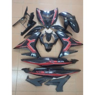 Yamaha Y15 Y15zr V1 V2 vietnam (Y16 to Y15 design) red black cover set  free emblem(×4)