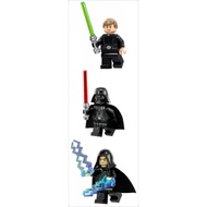 Lego 75093 Luke, Black Samurai, Shih Tzu (3 Pieces Sold Total)