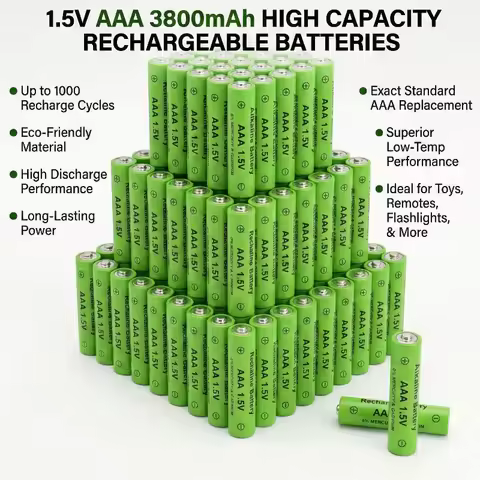 4-40Pcs AAA Batteries 1.5V 3000mAh High Capacity Rechargeable Battery 1500 Cycles with Quick Charge 