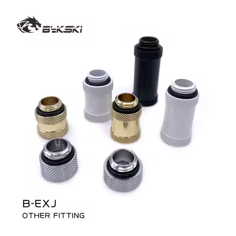 Bykski Male To Female G1/4 Traight Docking Extender Fitting 7.5mm 10mm 15mm 20mm 25mm 30mm 40mm PC W