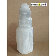 [SG Sale] Natural Selenite Crystal Tower 15cm Premium (Cleanse &amp; Recharge) Crystal Lamp  透石膏塔/白石膏