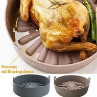 Air Fryer Silicone Pot - Food Safe Container Air fryers Oven Accessories, No More Harsh Cleaning Basket